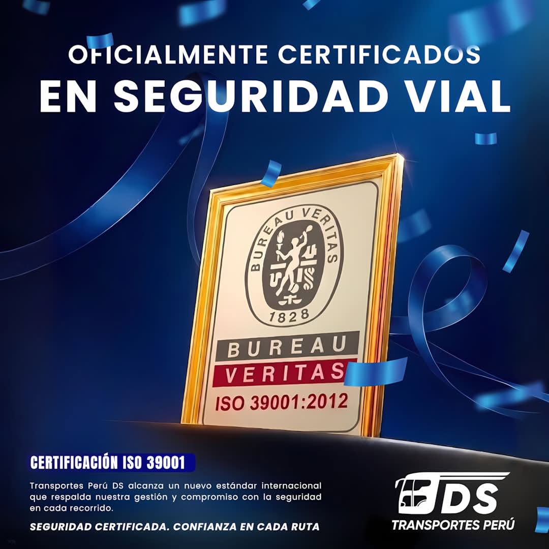 Certificación ISO 39001 - Transportes Perú DS